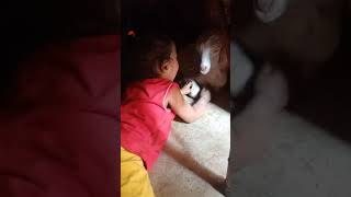 Cute baby Playing with kid🥰🥰😍😍 #cutebaby #babyboy #trending
