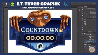 E.T. Timer Design 👽⏲ Vector Graphic Timelapse Process | ON RIDE Art Series