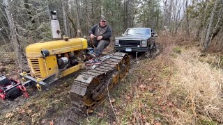 Oliver crawler 2nd recovery and playing with dozer!