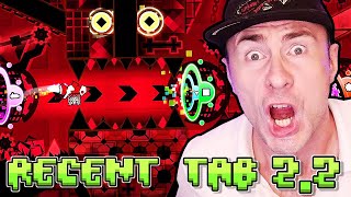 I BEAT TARTARUS in the RECENT TAB - Geometry Dash 2.2 100 Life Challenge