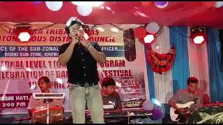 Tripura most popular singer ..joyanta debbarma .celebration tripura cultural goria ter/ puja.