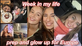 PREP & GLOW UP WITH ME FOR EUROPE (my last week in Aus) + White fox haul
