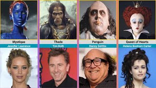 120 Actors Before and After Movie Makeup |  Special Effects Makeup