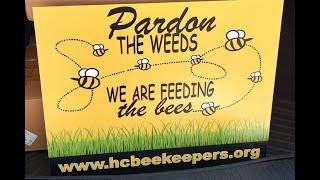 BEE FEED LAWN SIGNS | Honey Bee Research Fundraising | Henderson County Beekeepers Association
