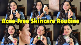 Only Skincare Routine Acne-Prone Skin Needs! Clear Skin in 1 Week✨