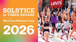 Solstice in Times Square 2026: Rodney Yee & Colleen Saidman Yee