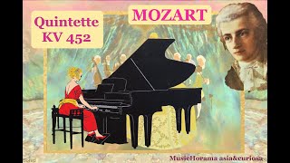 MOZART Quintette KV 452, Piano & Instruments à vent - Y-M Bruel, piano - Quintette à vent Avignon