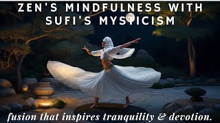 Zen's Mindfulness with Sufi's Mysticism 🎵Fusion that inspires tranquility & devotion #sufizen