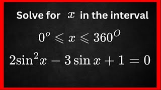 Solve Trig Equation Step-by-Step