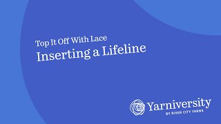 Adding a "safety line" to your knitting project