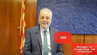 Messages of recognition and celebration | UAB