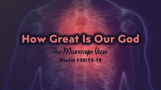June 29, 2025 Service ("How Great Is Our God [Microscopic View]" - Psalm 139)