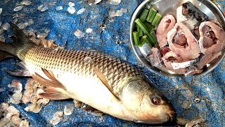 Lived Fish Cutting | मछली काटने की विधि | Spicy Fishes Curry Recipe (BIG FISH WORLD)