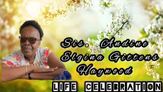 The Burial Procession for the beloved Sis. Andine Haywood