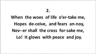 C Hymnal 328 Pro X4sound In the Cross of Christ  I Glory