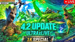 ULTRAxLIVe 🔥 PUBG LIVE 🔴 4.2 Update Gameplay | New Features Ela Unnayi? 🔥