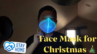 Glowing Face Mask for Christmas