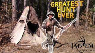 We Found a Blind in the Woods! | Best Turkey Hunt Yet?! | Throwback Thursday