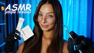 Popping Your Pimples✨ | ASMR Acne Facial Treatment❤️ (Roleplay)