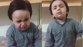 Cute Baby boy Crying Funny and Adorable ( Mama Thapar Kyun mara )