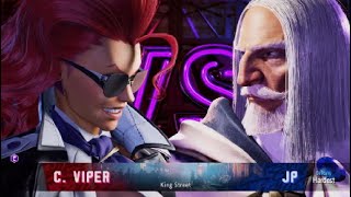 Street Fighter 6: Grace hill Code name C. Viper Story (hardest) Arcade mode