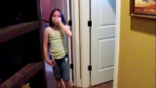 11 yr. old surprised about going to Disney...the next day!