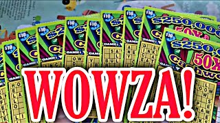 I bought 10X $10 crossword tickets and won______?!  This VS that! ARPLATINUM