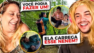 ELA CONSTRUIU UMA CASA SOZINHA SENDO MÃE SOLO! - React  La Thi Mu