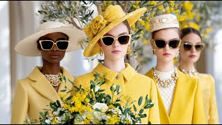 Dior Spring/Summer 2026 | Butter Yellow & Pearl – Parisian Couture & Modern Femininity