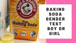 Baking Soda Gender Test || BOY OR GIRL???