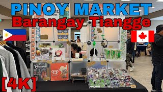 [4K] 🇵🇭🇨🇦Pinoy Market Barangay Tiangge | Vancouver | Burnaby | British Columbia, Canada