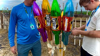 1,150 FIREWORK ROCKET LAUNCH INSANITY - Rocket Rodeo PGI 2025