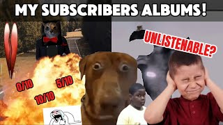 My Subscribers ALBUMS Were…