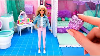 🎀 How To Build a Mini Dollhouse 🏠 Easy Mini Furniture, Bags, Lockers & More DIY for Kids ✨🧩