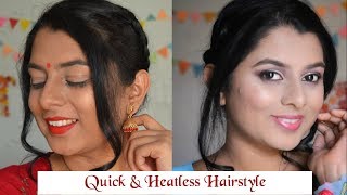 QUICK, EASY & HEATLESS HAIRSTYLE FOR ALL OCCASIONS | The HowStation
