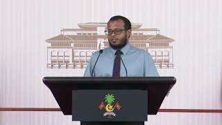 #Livestream: Press Conference at the President's Office