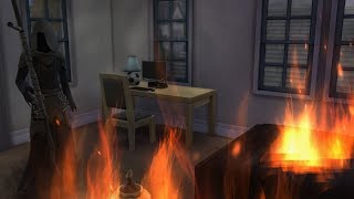 ATTEMPTING TO BURN THE PANCAKES HOUSE TO THE GROUND?// SIMS 4
