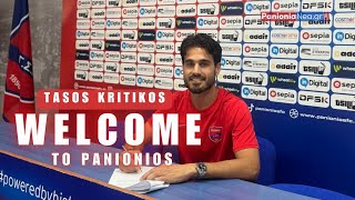 Tasos Kritikos - Welcome to Panionios