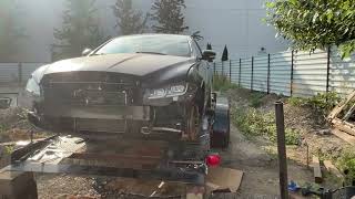Jaguar XJ black, work in progress)))
