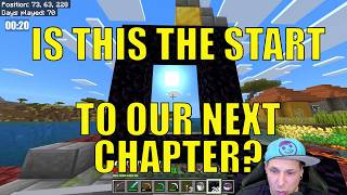 Trying To Build Our First Experience Farm in Minecraft...