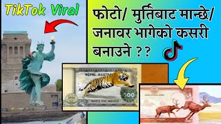 How to make animal jump from money/How to make a statue move | TikTok Trend| Pixverse Ai | Hailuo Ai