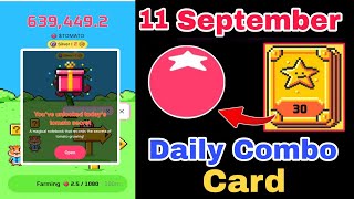 Tomarket Airdrop Combo 11 September | Tomarket Daily Combo Today | Tomarket SnapShot 11 September