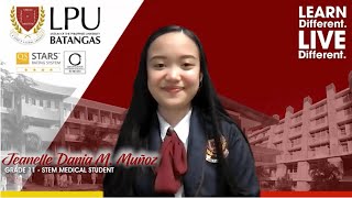 #KwentongLycean featuring Jeanelle Dania Muñoz a Grade 11 STEM Medical Student