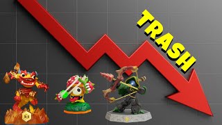 The "Worst Selling" Skylanders of 2025