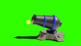 Clash royal Cannon green screen effects
