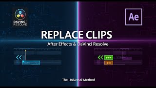 Da Vinci and after effect Replace Clip in Timeline