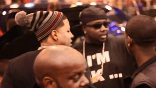 AMG's Marcus Manchild with fans