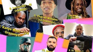 Rappers That Have Won The Most Grammy Awards from beginning to 2024. #entertainment #music #grammys
