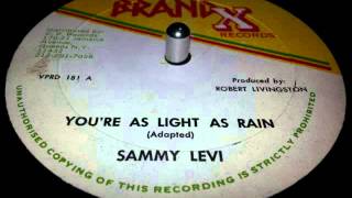 Sammy Levi - You're As Light As Rain 12in