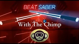 The Chimp Rocks out and is wanting you to Rock you too in Beat Saber